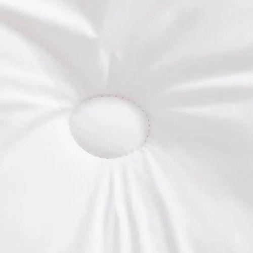 Cobertor Plumon Microfibra Suave 1.5 Plazas Liviano Homer Blanco Liso-3