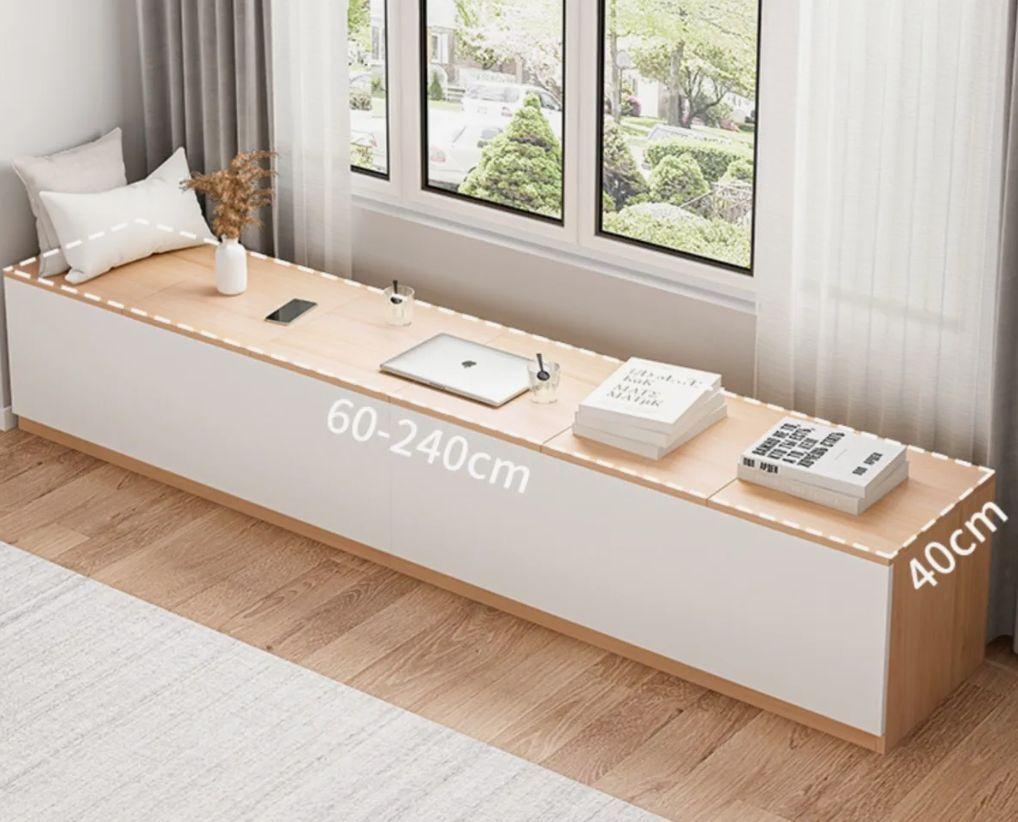 Organizador De Ropa De Madera Estante Dormitorio Bajoventana-4