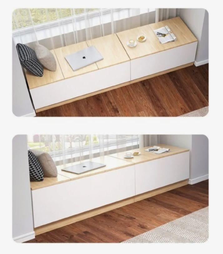 Organizador De Ropa De Madera Estante Dormitorio Bajoventana-5