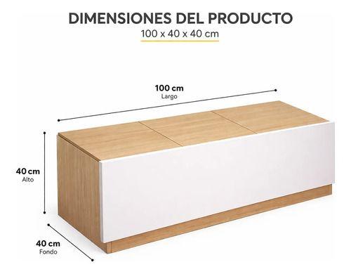 Organizador De Ropa De Madera Estante Dormitorio Bajoventana-3