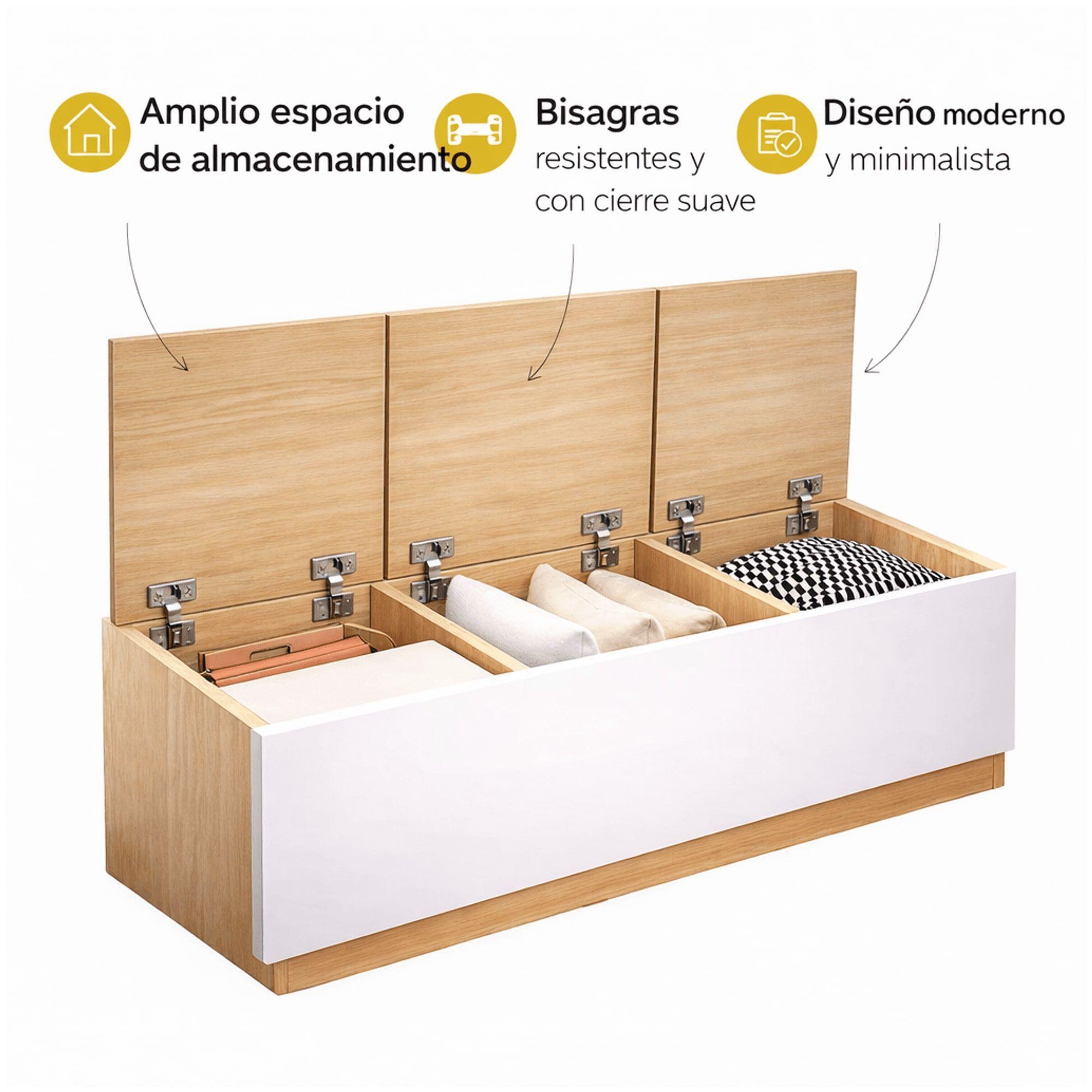 Organizador De Ropa De Madera Estante Dormitorio Bajoventana-2