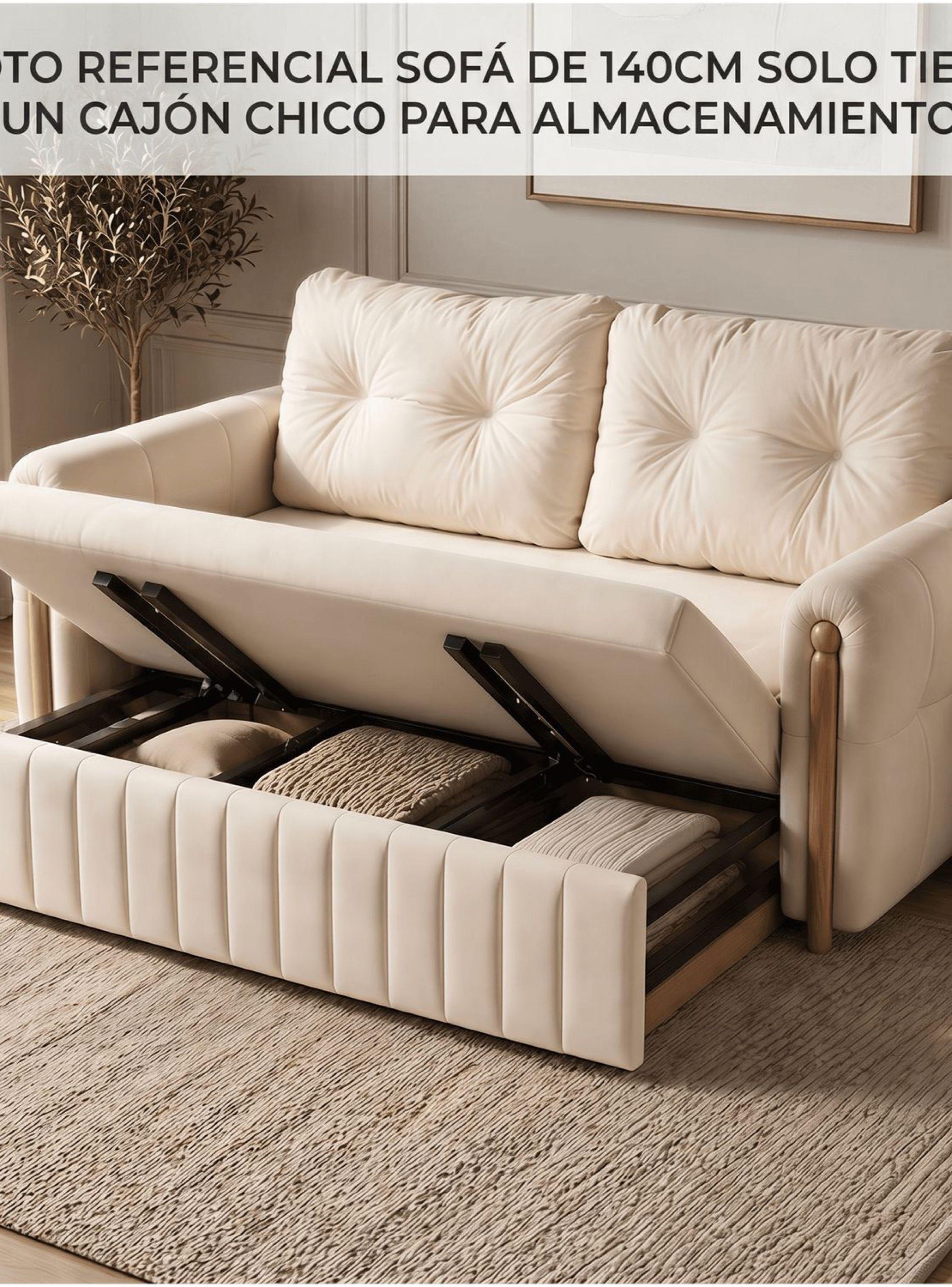 Sofa Cama 2 Cuerpo Con Alcenamiento Cama De 120cm Ancho-7