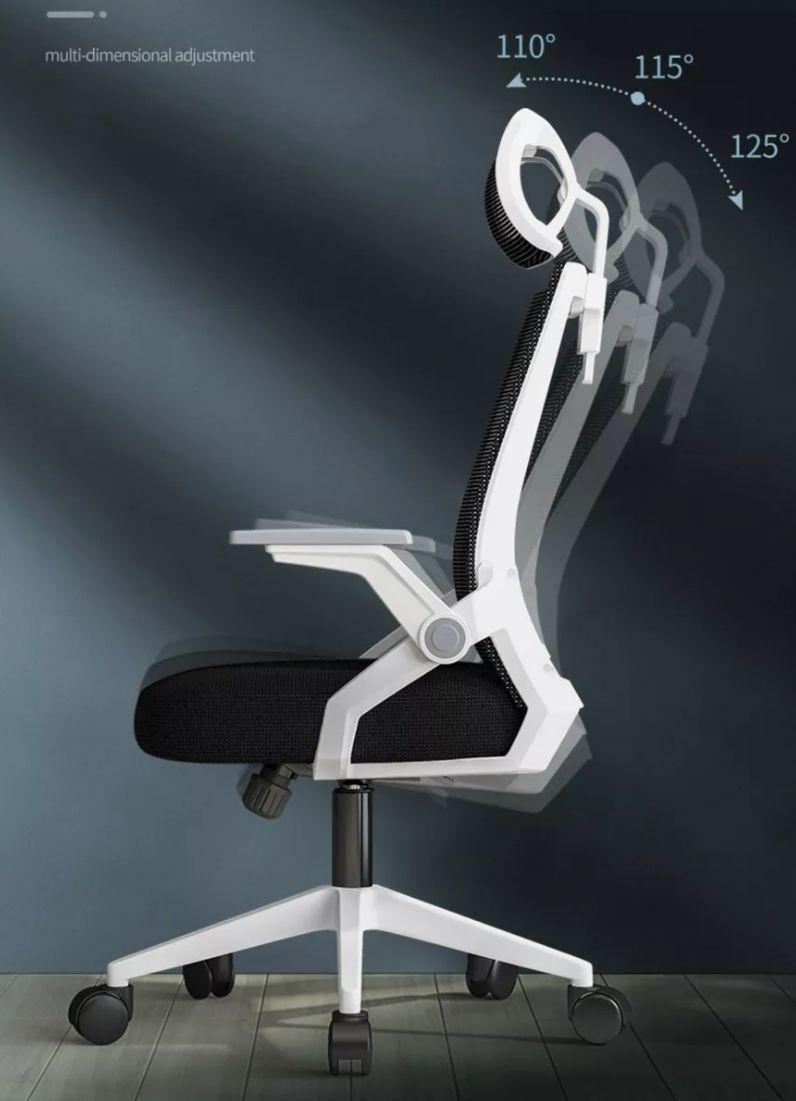 Silla Oficina Ejecutiva Asiento De Memoria Cuello Blanco Homer Design-5