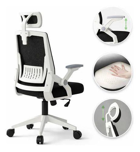 Silla Oficina Ejecutiva Asiento De Memoria Cuello Blanco Homer Design-0