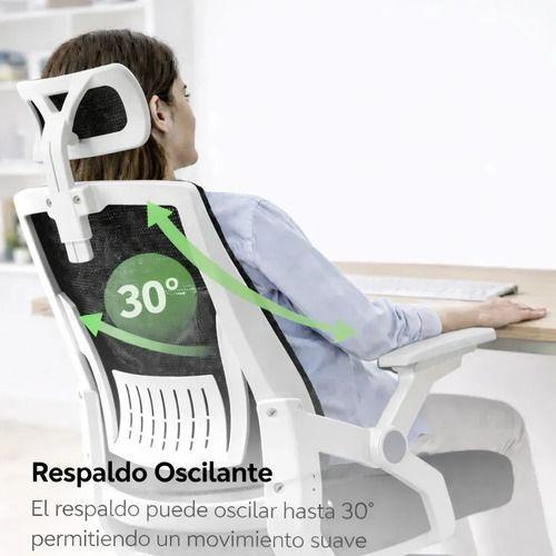 Silla Oficina Ejecutiva Asiento De Memoria Cuello Blanco Homer Design-2