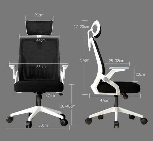 Silla Oficina Ejecutiva Asiento De Memoria Cuello Blanco Homer Design-3