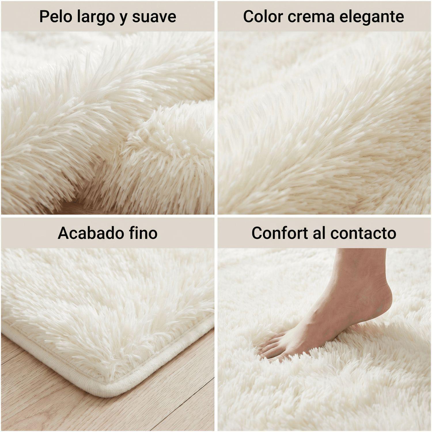 Bajada De Cama Peluda Alfombra 60x160 Cm Homer Design-3
