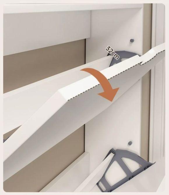 Zapatero Organizador Estante Hall Armario 110 Altox100x17cm-3