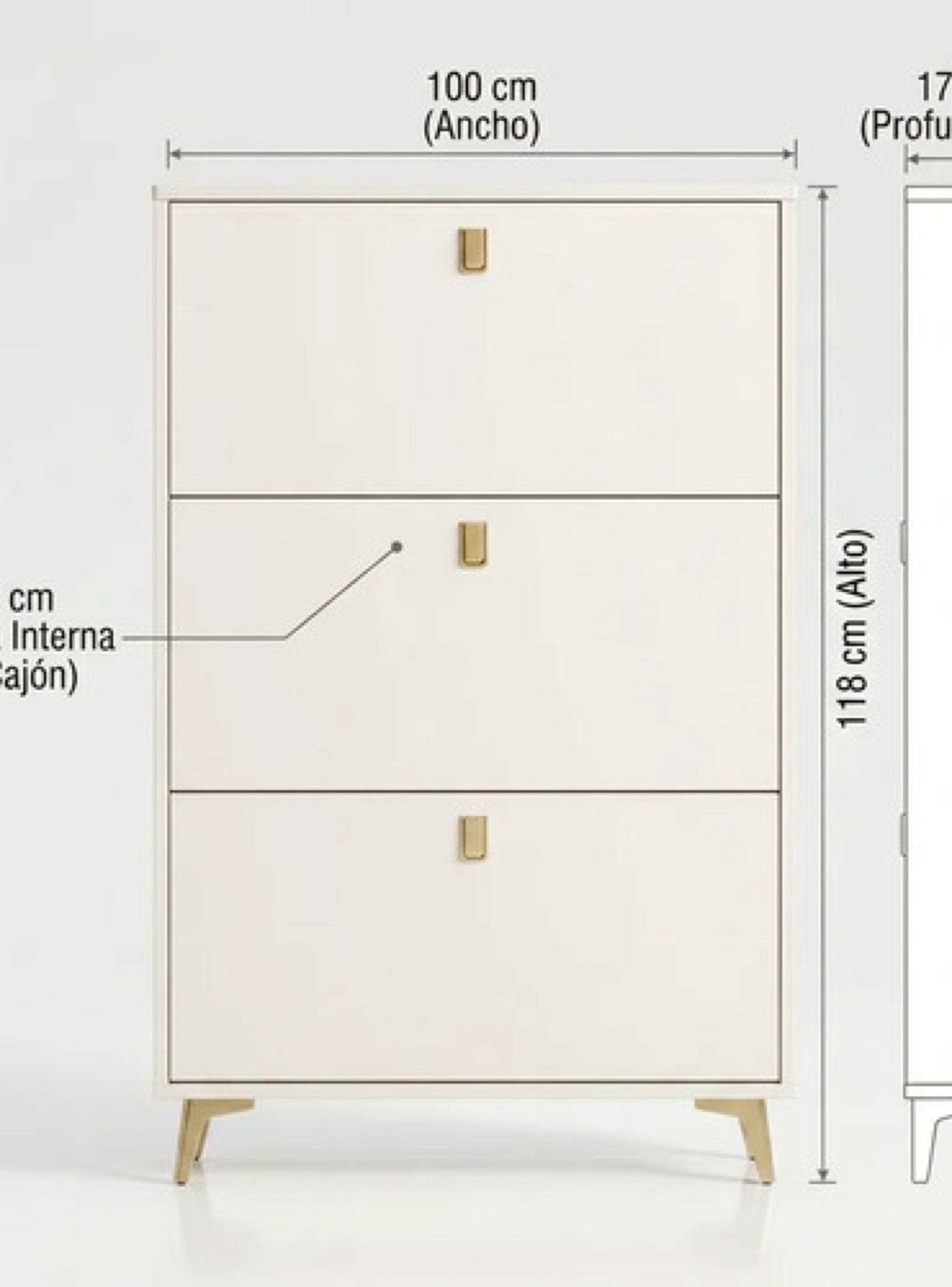 Zapatero Organizador Estante Hall Armario 110 Altox100x17cm-2