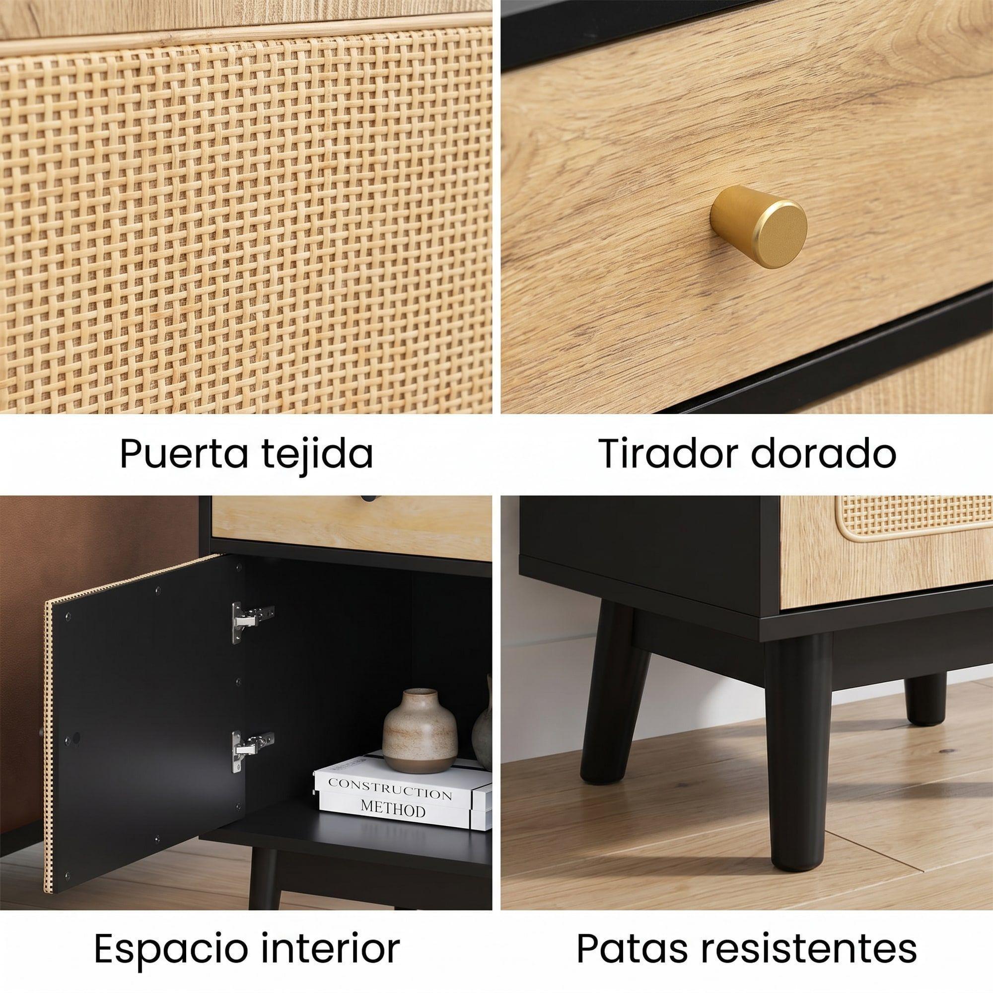 Velador Tejido Estilo Eeuu Premium 40x39x56cm Calidad Alta-3