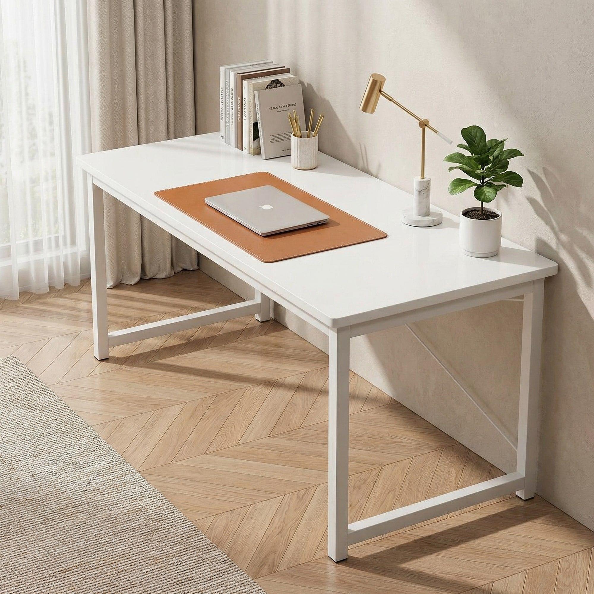 Escritorio Moderno Liso Oficina Madera 120x60x75cm Homer-1