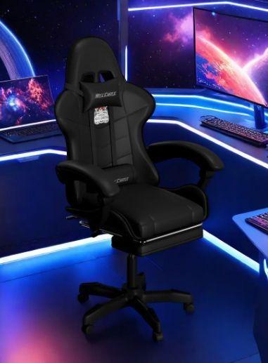 Silla Gamer Hell Castle Reclinable Con Cojin Lumbar-2