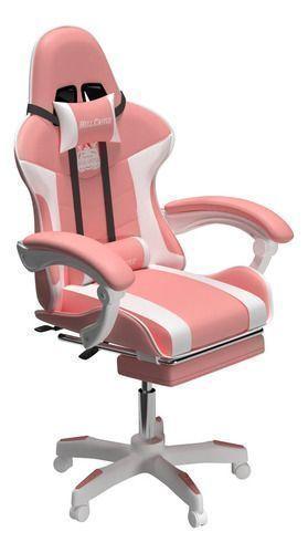 Silla Gamer Hell Castle Reclinable Con Cojin Lumbar-7
