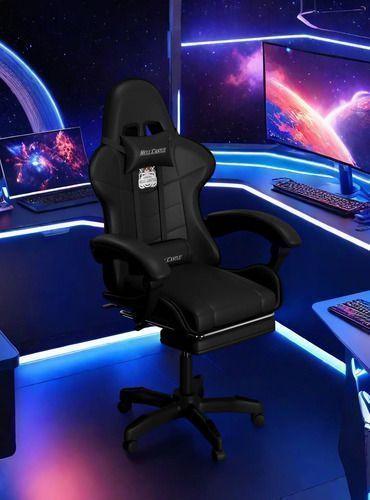 Silla Gamer Hell Castle Reclinable Con Cojin Lumbar-2