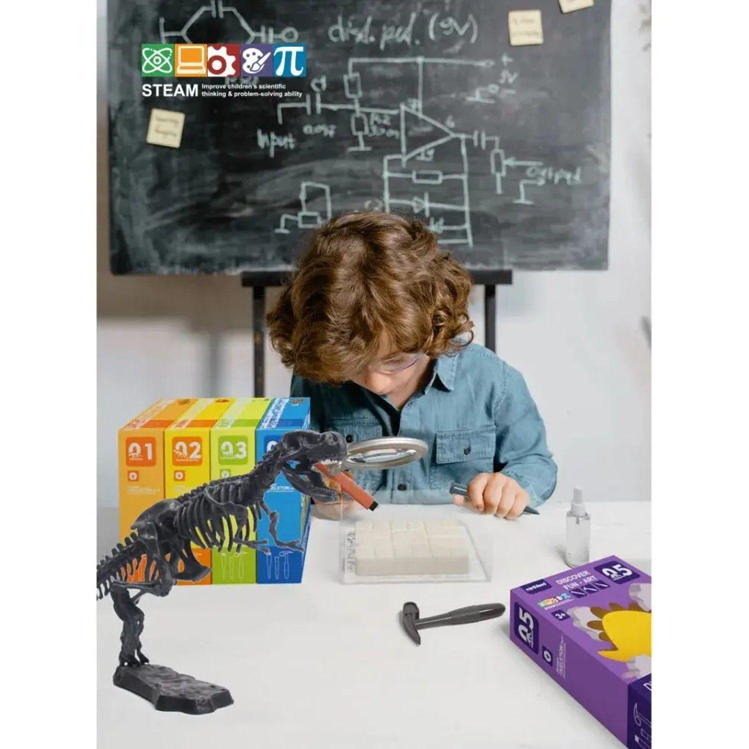 Juego De Excavación Mamut Con Herramientas Juguete Educativo-5