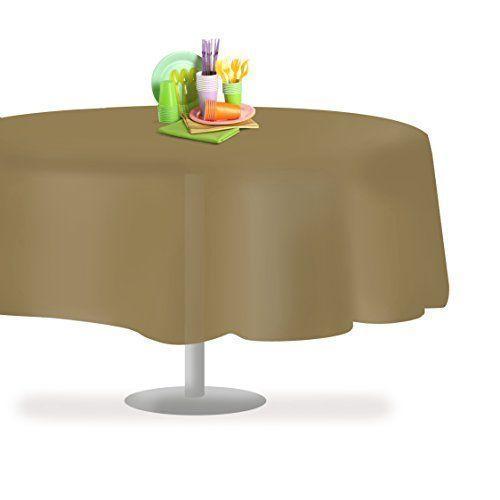 Pack 12 manteles circulares Grandipity Dorado-0