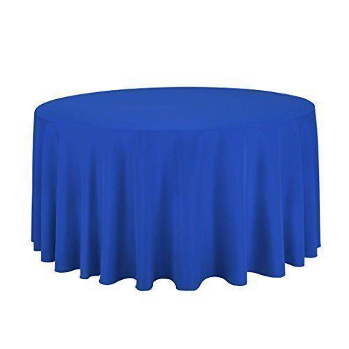 Mantel circular Gee Di Moda lavable Azul-0