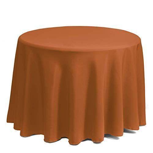 Mantel circular Gee Di Moda lavable Naranja-0