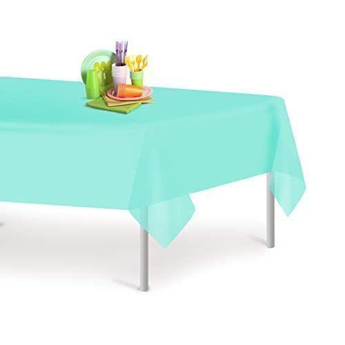 Mantel rectangular Grandipity Verde menta-0