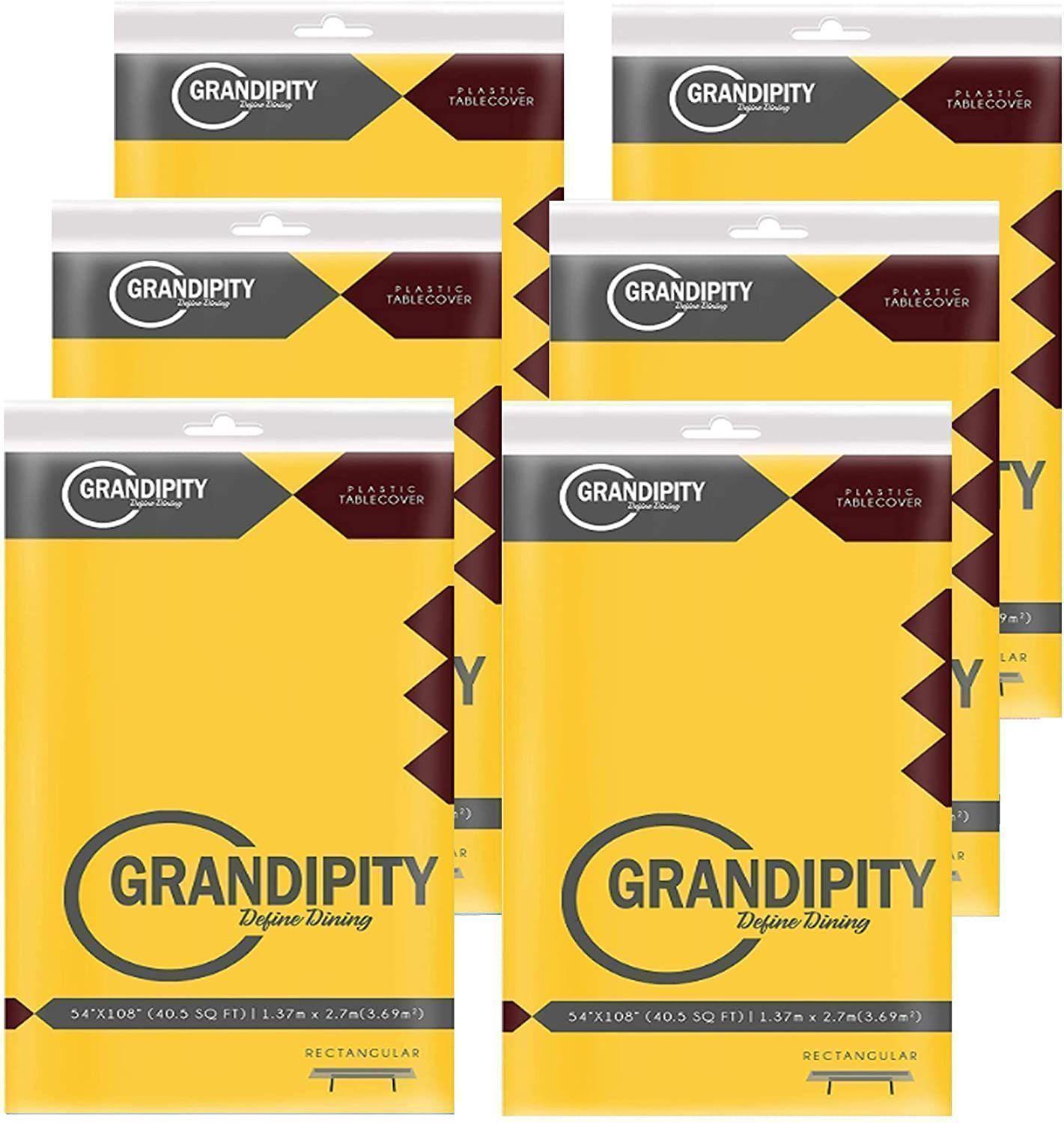 Pack 6 manteles rectangulares Grandipity Amarillo-1