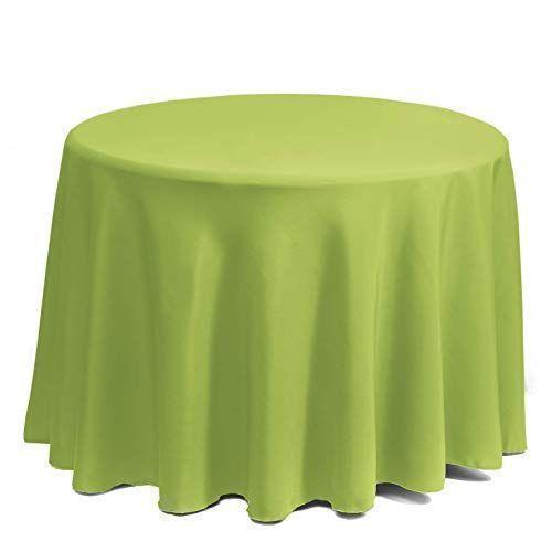 Mantel circular Gee Di Moda lavable Verde Olivo-0