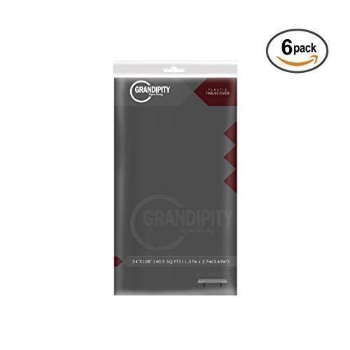 Pack 6 manteles rectangulares Grandipity Gris-1
