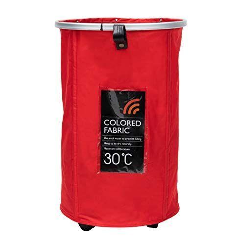 Cesta de ropa redonda con ruedas Mind Reader 93L-0