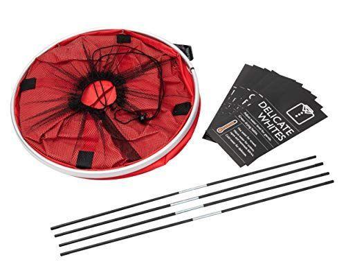 Cesta de ropa redonda con ruedas Mind Reader 93L-1