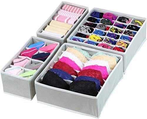 Pack 4 Organizador ropa interior Simple Houseware-1