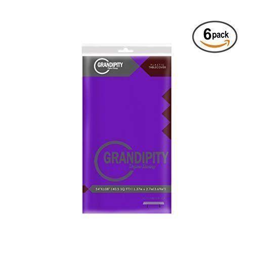 Pack 6 manteles rectangulares Grandipity Morado-1