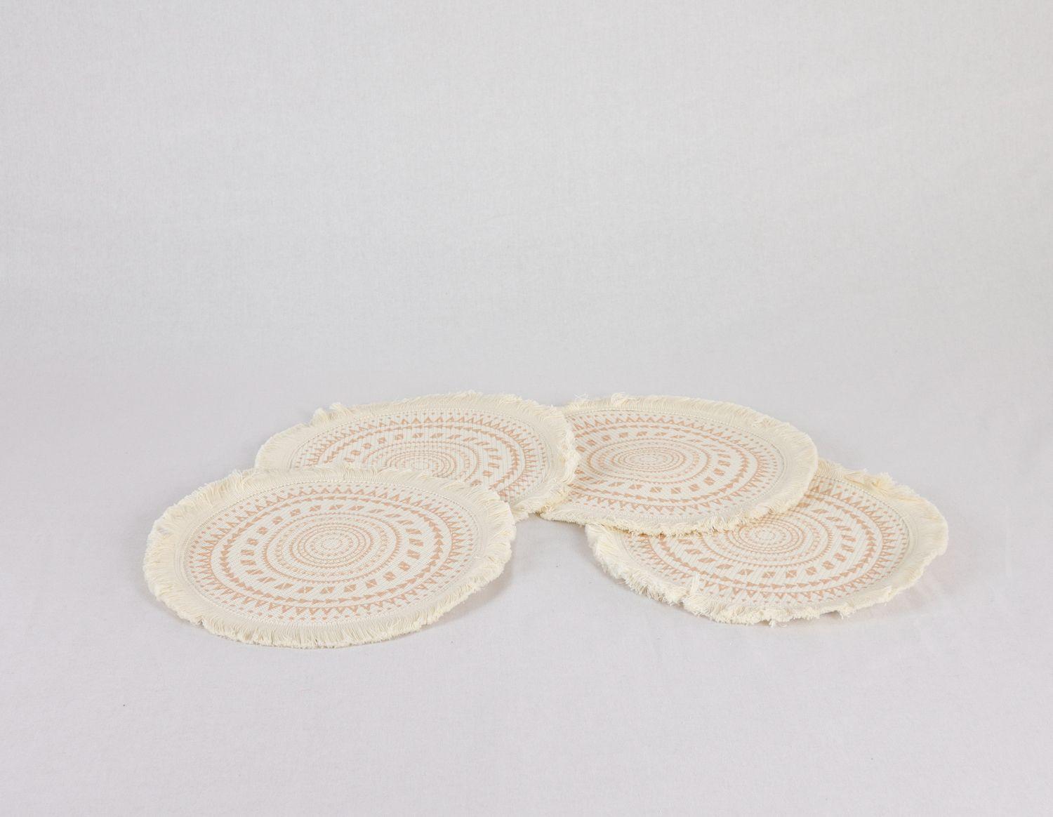 Set de 4 Individual Amarillo -1