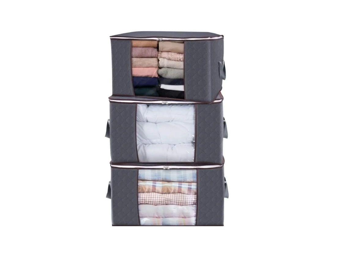 3 Unidades Organizador De Bolsas De Almacenamiento De Ropa-0