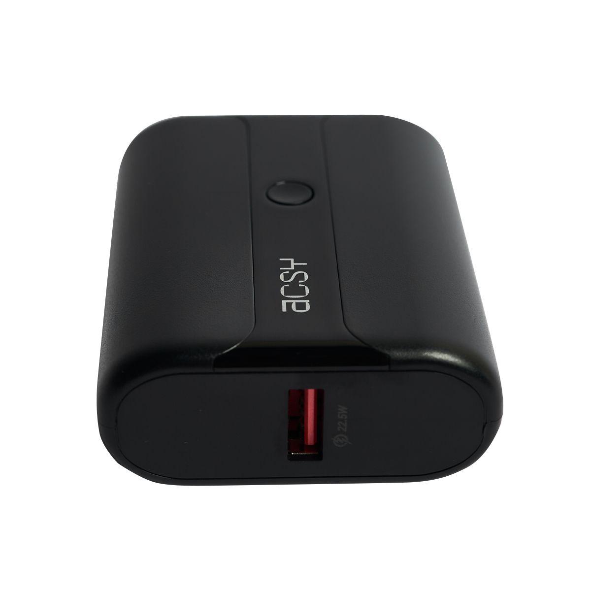 Bateria  externa de  10.000ma  puertos USB-C y USB-A  ACSY-0