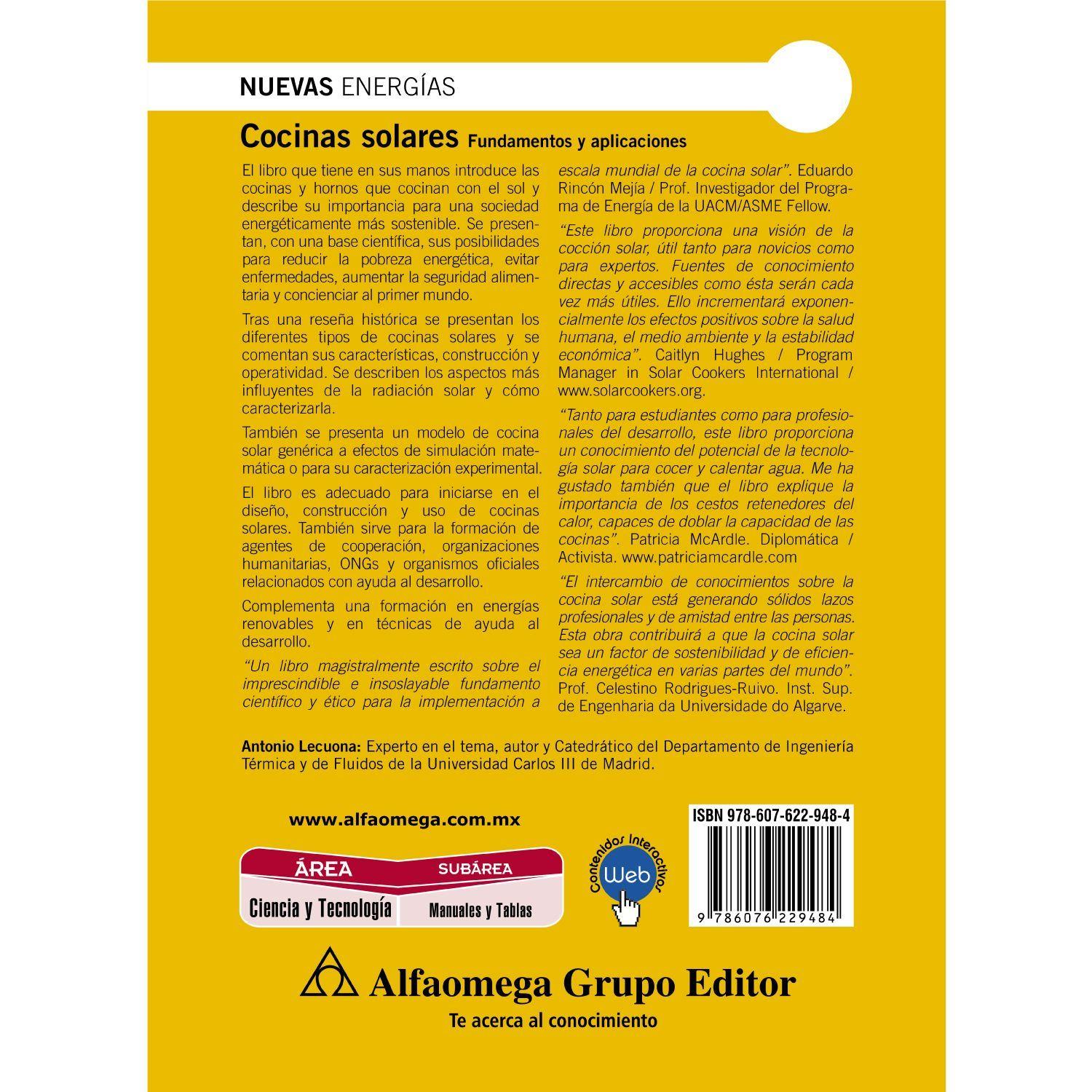 COCINAS SOLARES. FUNDAMENTOS Y APLICACIONES-1