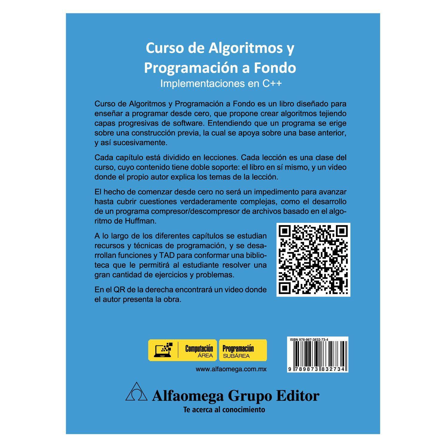 CURSO DE ALGORITMOS Y PROGRAMACIÓN A FONDO - Implementaciones en C++-1