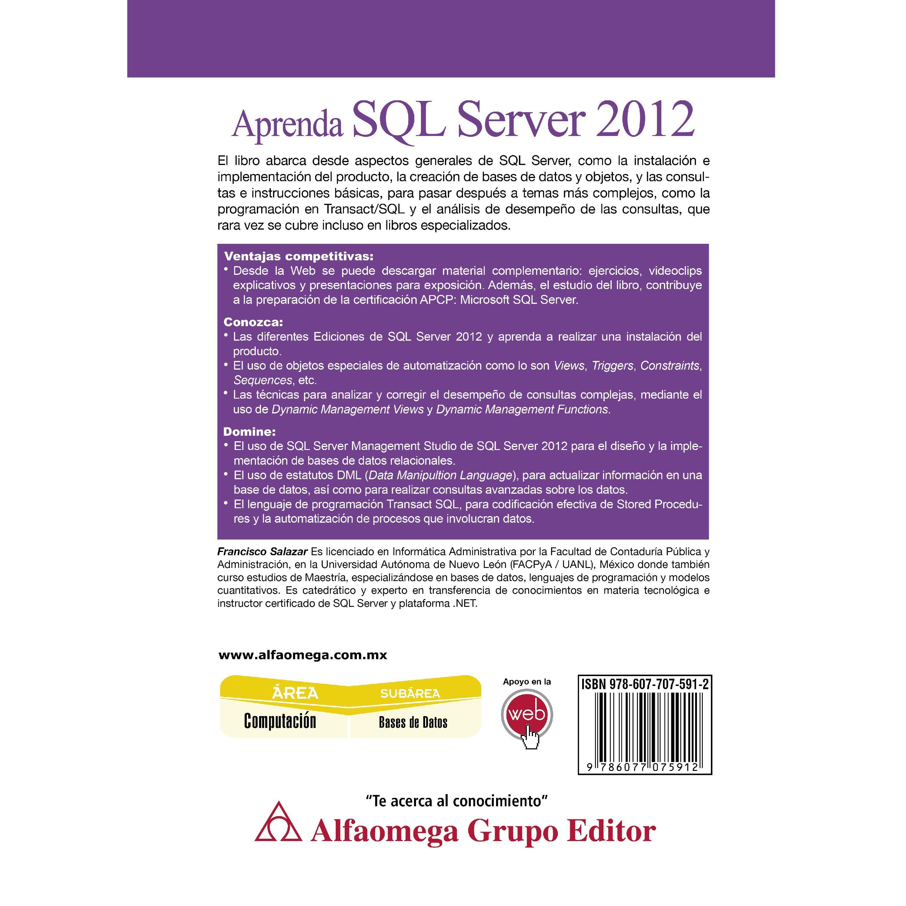 APRENDA SQL SERVER 2012-1