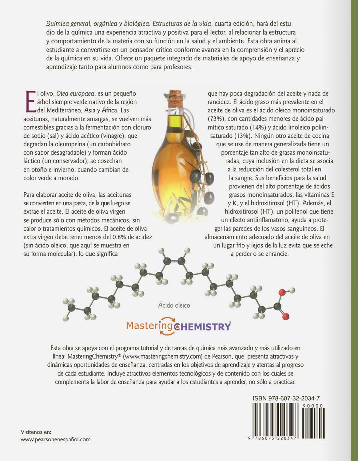 QUIMICA GENERAL ORGANICA Y BIOLOGICA. 4/ED-1