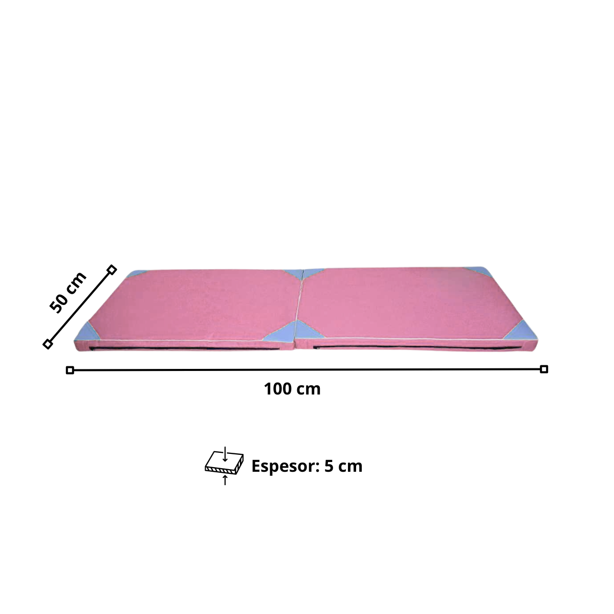 Colchoneta Deportiva Tela Lona Oxford 150x50x5cm / Ejercicio-1