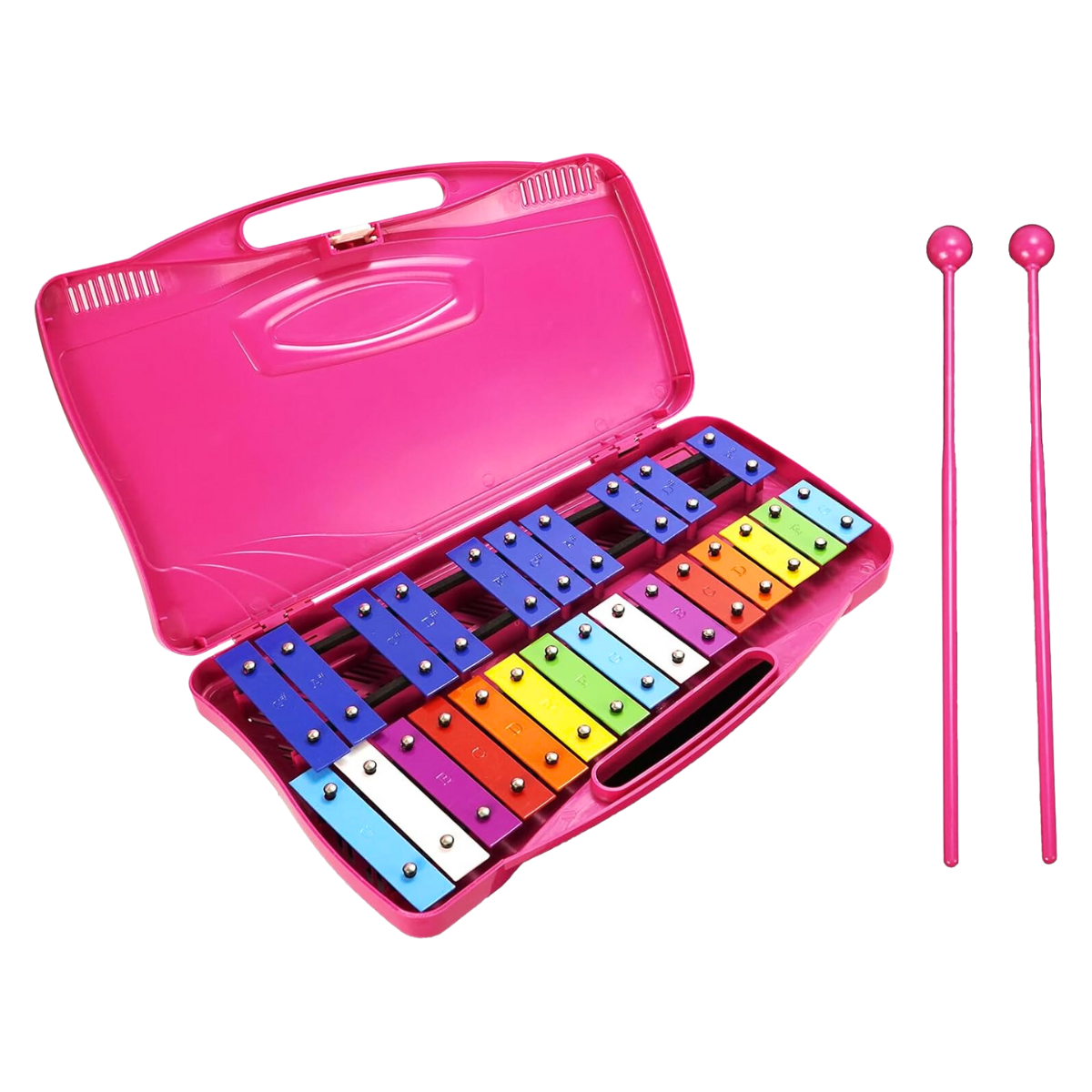 Metalófono Cromático 25 Notas Xilófono Infantil Escolar-0
