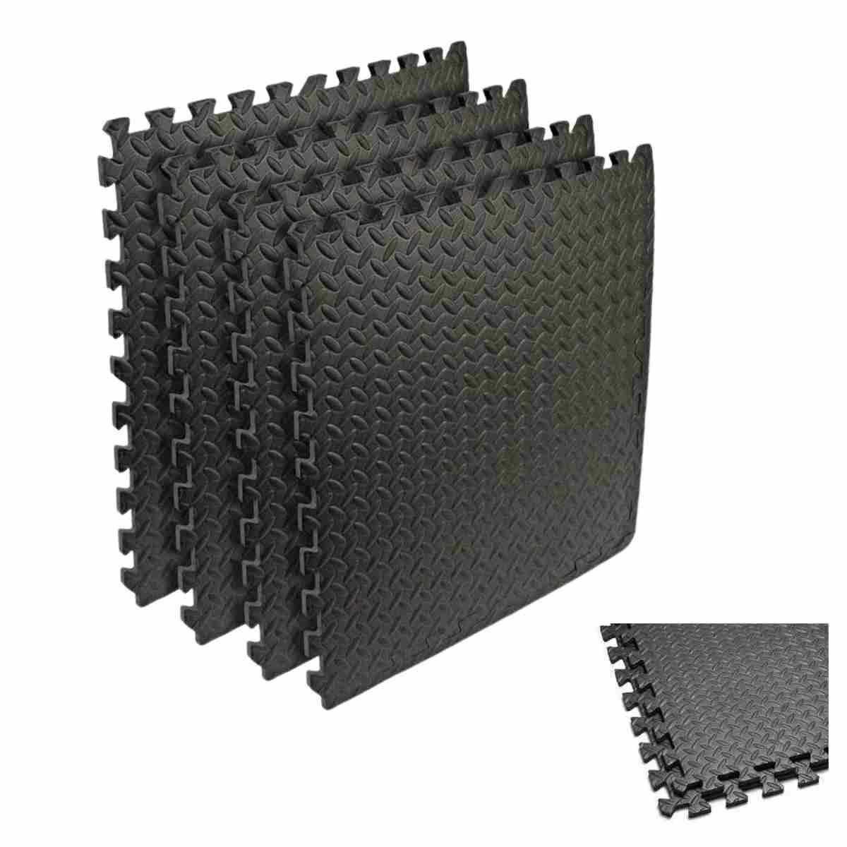 Pack X 4 Tatami Alfombra Encastrable 60x60x2.5cm Goma Eva-0