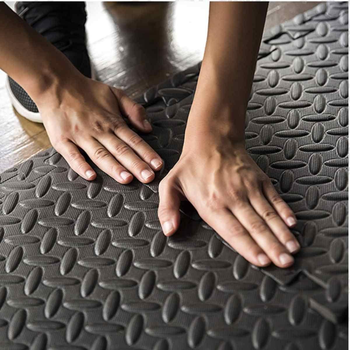 Pack X 4 Tatami Alfombra Encastrable 60x60x2.5cm Goma Eva-3