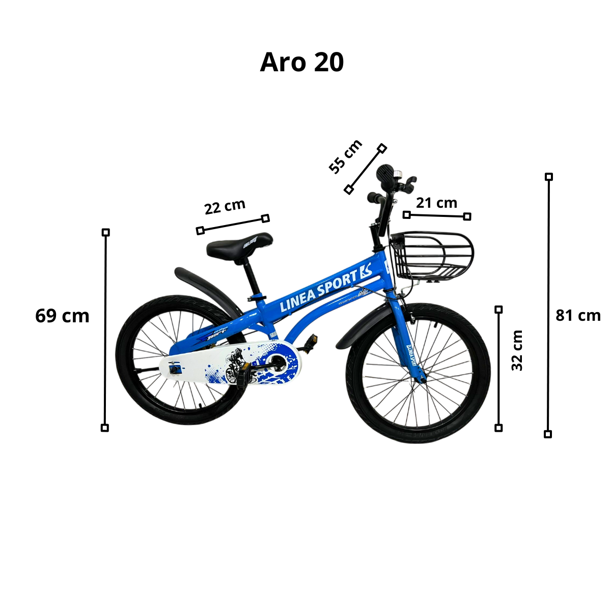Bicicleta de Paseo con Canasto Aro 20"-1