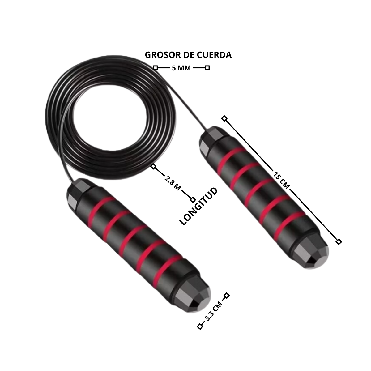 Cuerda Para Saltar De Alta Velocidad De Acero Crossfit-1