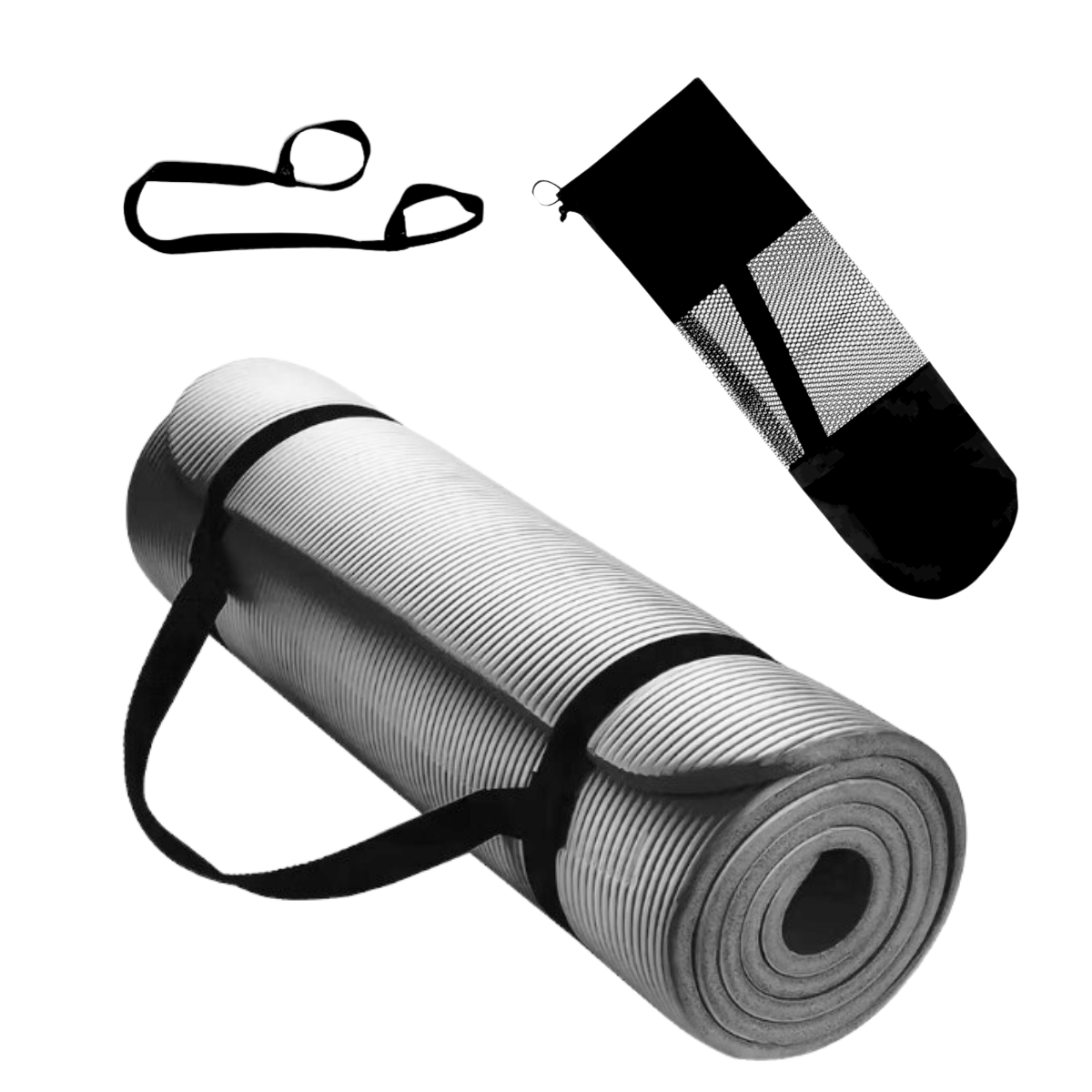 Mat De Yoga Alfombra Espesor 10mm Extra -0
