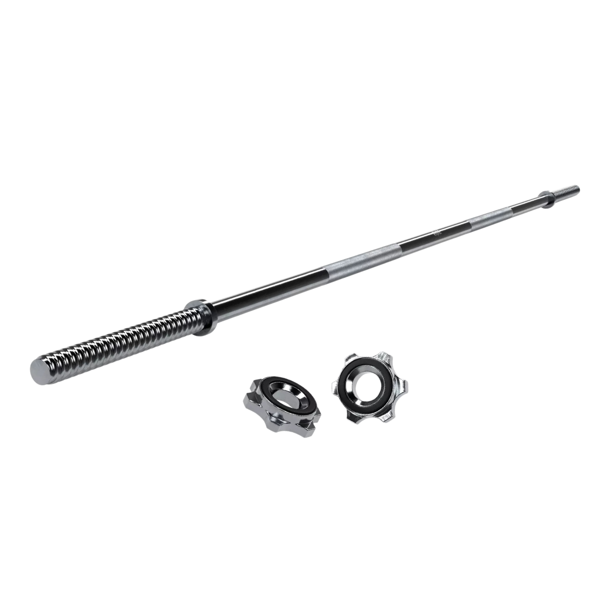 Pack de Barra Preolímpica 150 cm + 2 Discos Engomados de 10 kg C/U Total 20 kg-3