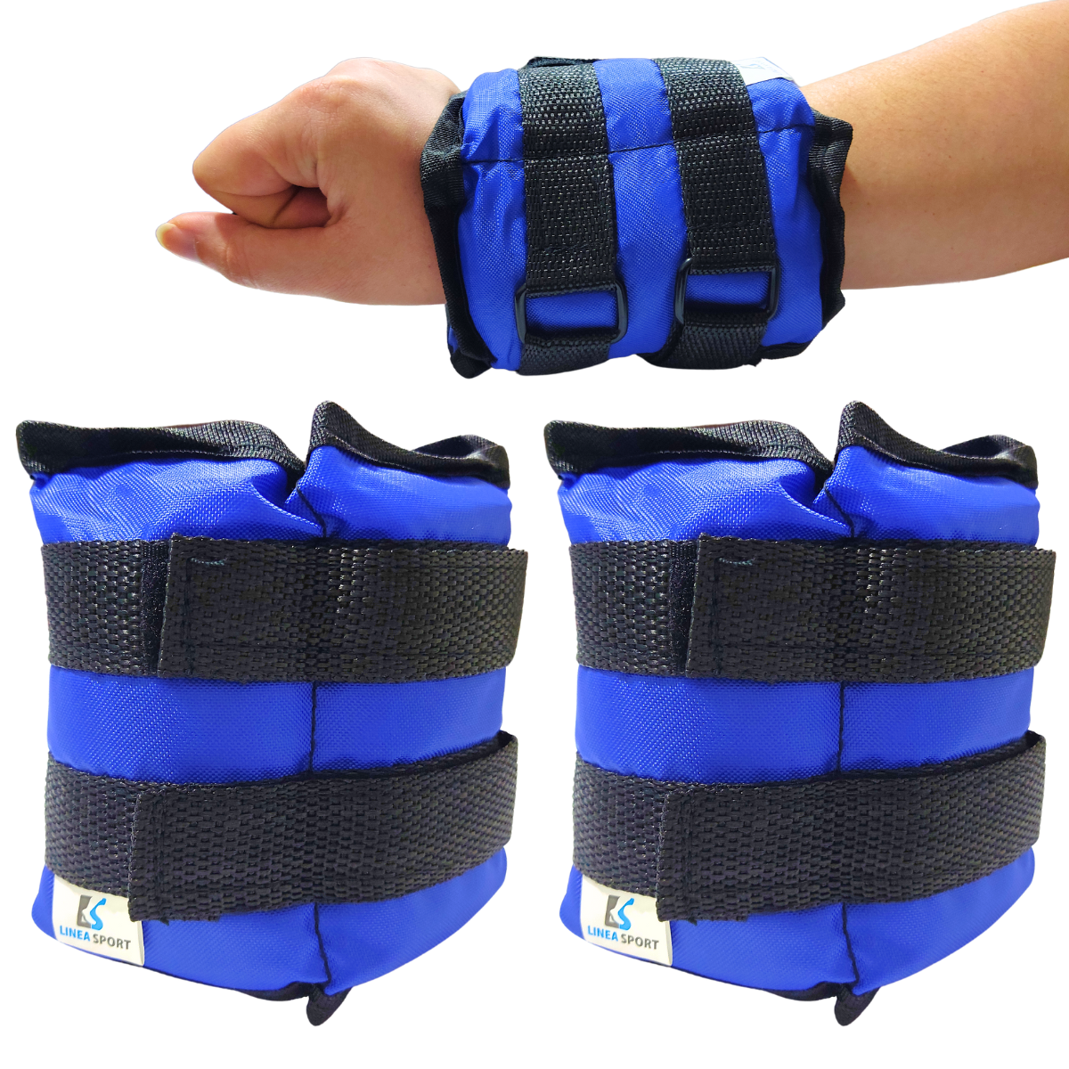 Par De Pesas Tobillera Y Muñeca 1 Kg C/u (total 2kg El Par)-0