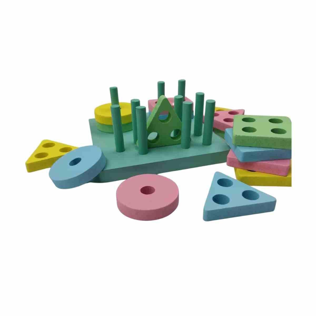 Juego Didáctico De Madera Educativo Para Bebes -3