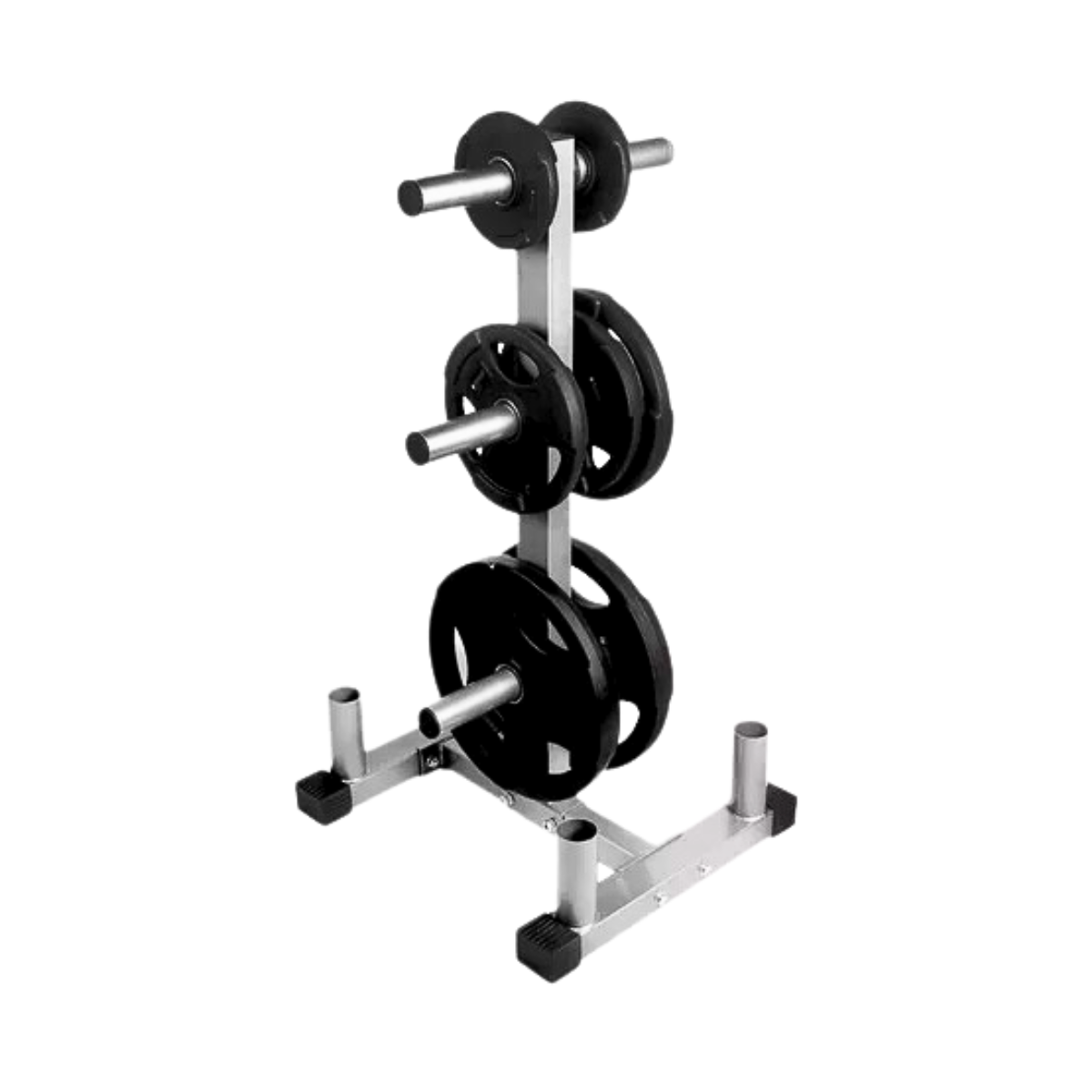 Rack Soporte Para Discos Y 4 Barra Olímpica Vertical-0