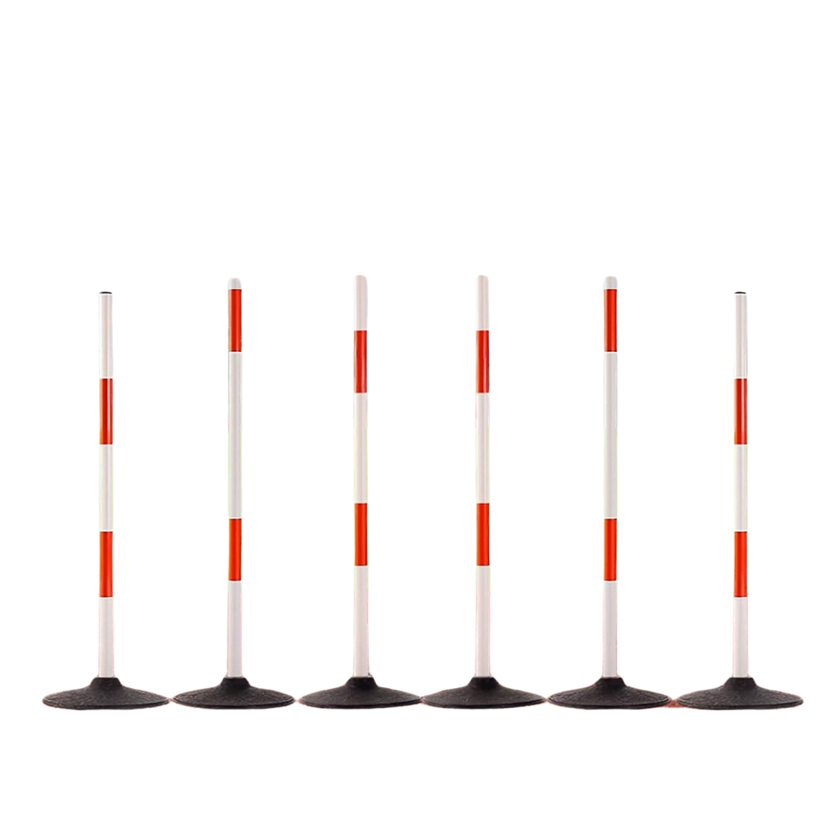 Pack X5 Bastón de Slalom con Base de Goma 1.50m-2