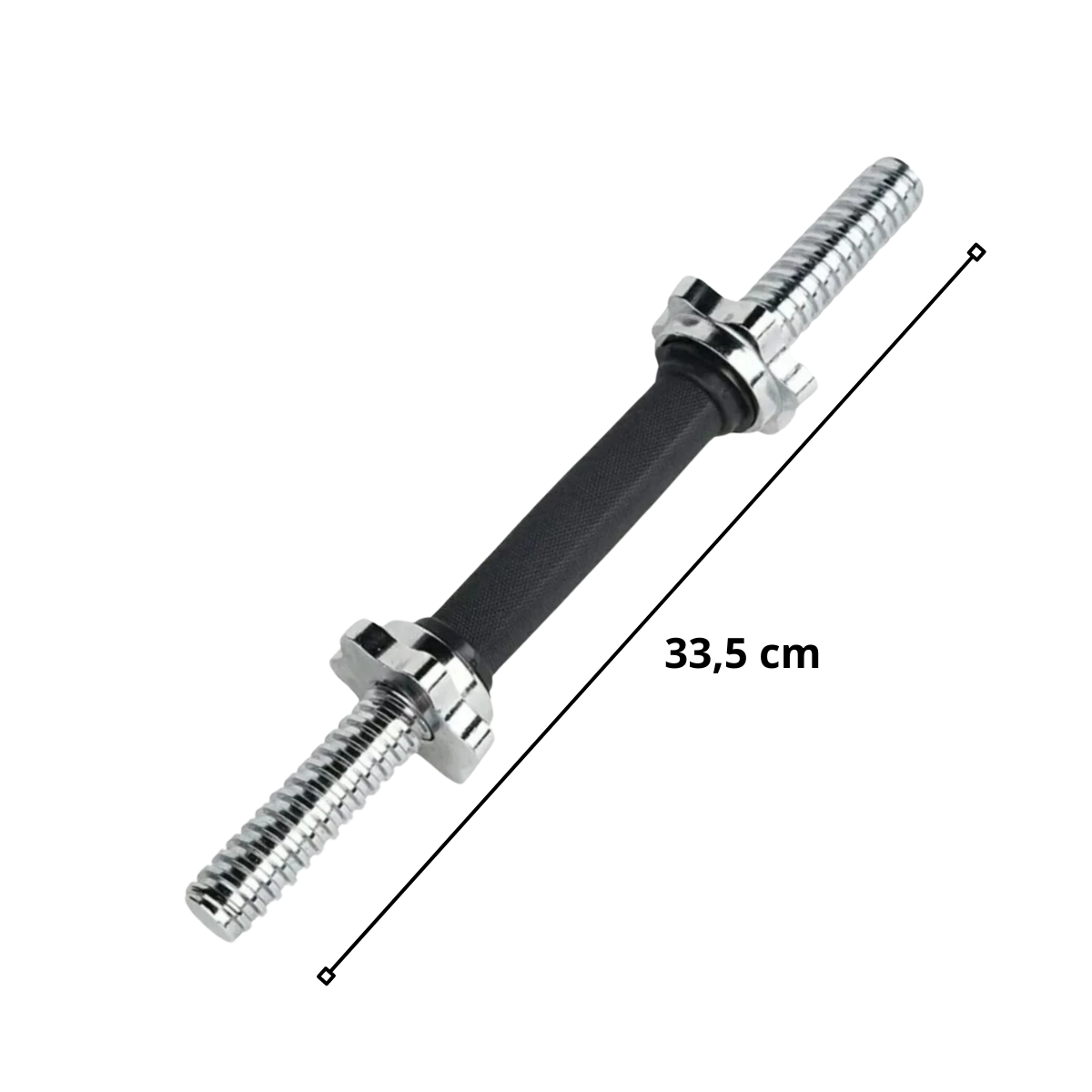 Pack 2 Mancuernas Cromadas + 20 Kg En Discos Pvc Linea Sport-1